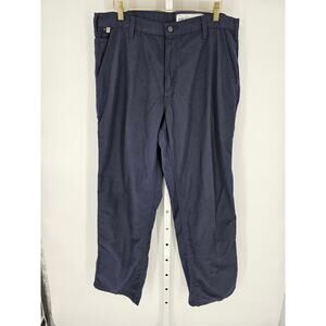 Carhartt Mens Size 36x32 CCat 2 NFPA Work Pants Navy Blue